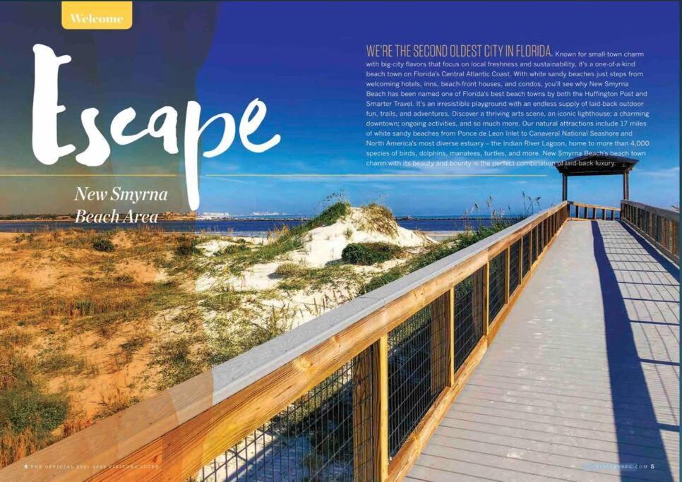 Zen Beach Retreat - Ocean View Townhouse -No Drive Beach Нью-Смирна-Бич Экстерьер фото