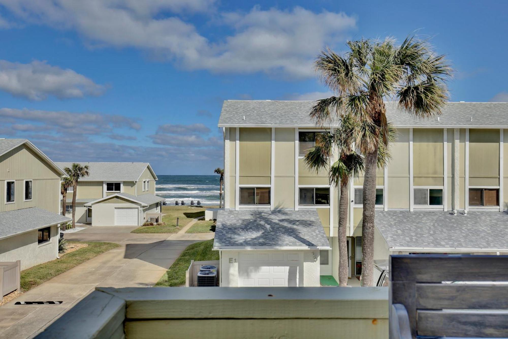 Zen Beach Retreat - Ocean View Townhouse -No Drive Beach Нью-Смирна-Бич Экстерьер фото