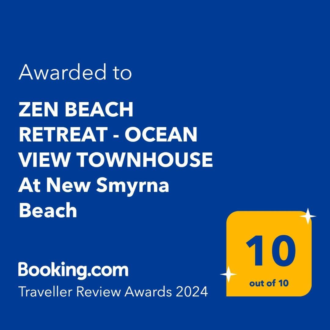 Zen Beach Retreat - Ocean View Townhouse -No Drive Beach Нью-Смирна-Бич Экстерьер фото